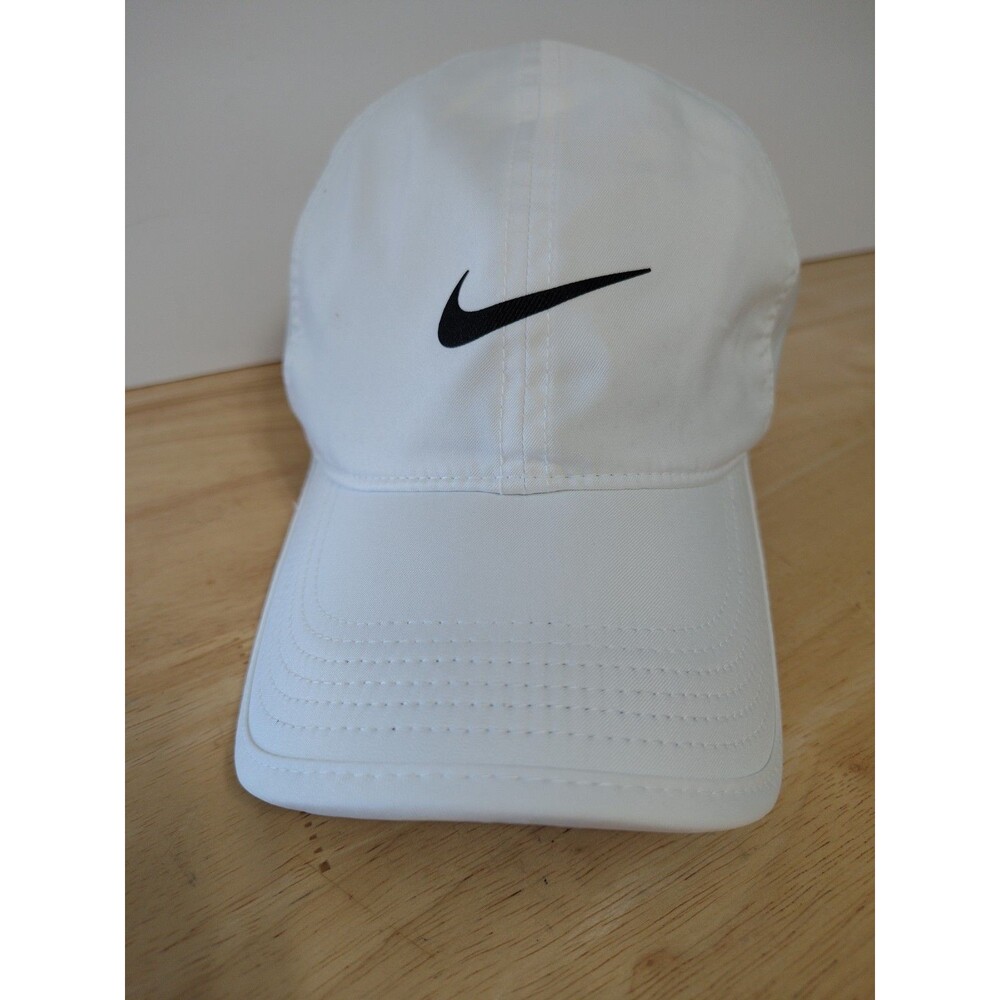 NIKE DRI-FIT Featherlight Aerobill Golf/Tennis Hat White 679421-104 Unisex